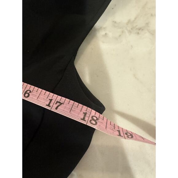 NEW Banana Republic Womens Size 6 Small Black Short Sleeve Pleated Office Blouse - Picture 11 of 11